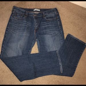 Levi’s size 14 straight leg blue jeans